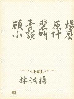 顾青裴原炀原著小说叫什么