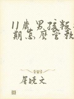 11岁男孩叛逆期怎么管教最合适