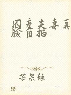 国产夫妻真实露脸自拍