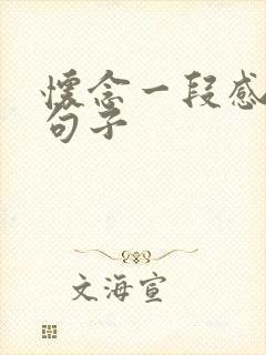 怀念一段感情的句子