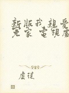 新版我亲爱的小冤家 电视剧
