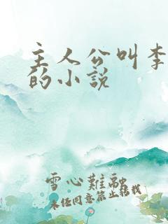 主人公叫李辰安的小说