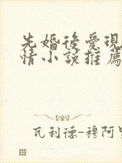 先婚后爱现代言情小说推荐