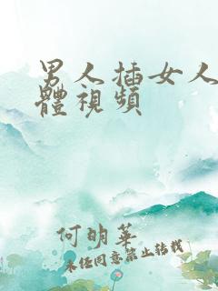 男人插女人的下体视频