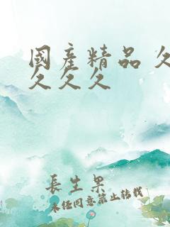 国产精品 久久久久久