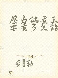 压力锅煮玉米粥要煮多久能熟