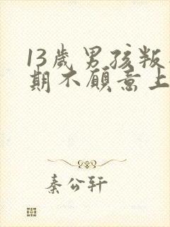 13岁男孩叛逆期不愿意上学怎么办