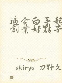 适合白手起家的创业好点子