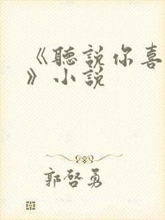 《听说你喜欢我》小说