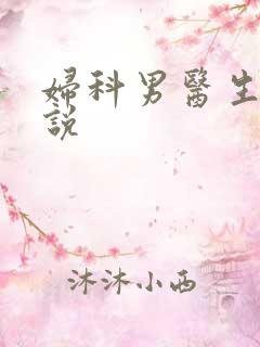 妇科男医生的小说