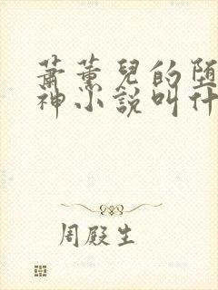 萧薰儿的堕落浮神小说叫什么名字