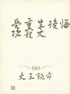 受重生后悔弥补攻宠文