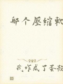 哪个压缩软件好