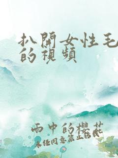 扒开女性毛茸茸的视频