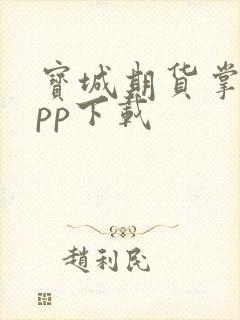 宝城期货掌易app下载