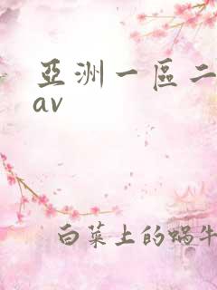 亚洲一区二区三av