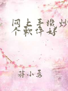 网上手机炒股哪个软件好