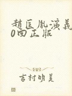 赵匡胤演义100回正版