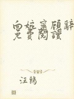 向婉宁顾辞小说免费阅读