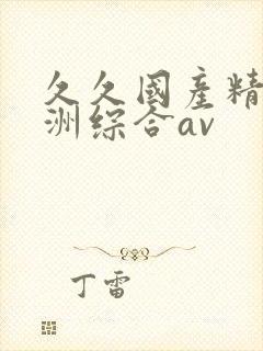 久久国产精品亚洲综合av