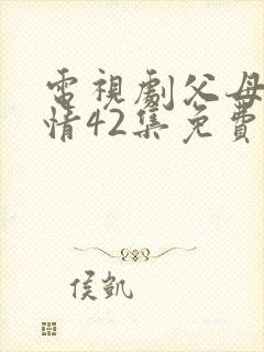 电视剧父母的爱情42集免费观看全集