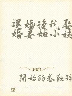 退婚后我娶了未婚妻她小姨
