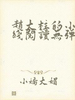 赵大柱的小说在线阅读无弹窗