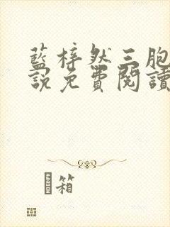 蓝梓然三胞胎小说免费阅读