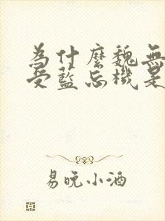 为什么魏无羡是受蓝忘机是攻