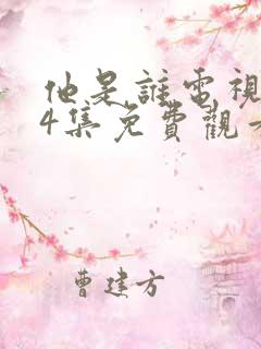 他是谁电视剧24集免费观看完整版