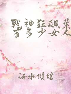 战神狂飙叶无缺有多少女人