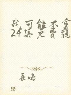 我可能不会爱你24集免费观看