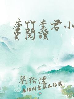 唐竹李君小说免费阅读