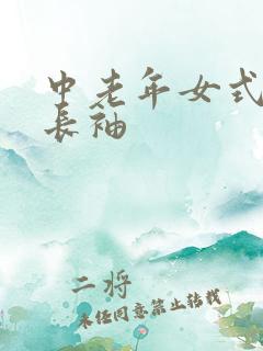 中老年女式衬衣长袖