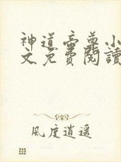 神道帝尊小说全文免费阅读无弹窗