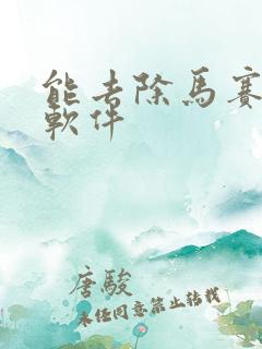 能去除马赛克的软件