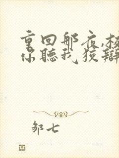 重回那夜,校花你听我狡辩短剧在线观看