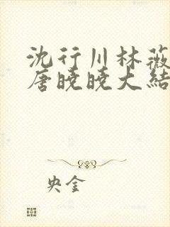沈行川林薇秦野唐晓晓大结局