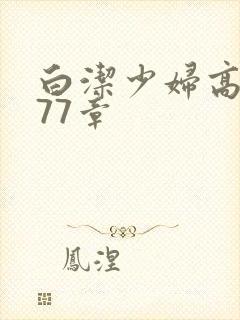 白洁少妇高义第77章