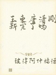 王东唐潇刚刚更新完了吗