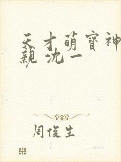 天才萌宝神医娘亲 沈一