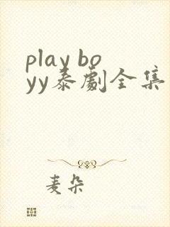 play boyy泰剧全集免费观看