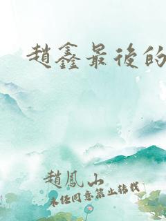 赵鑫最后的结局