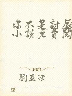 你不是讨厌我吗小说免费阅读