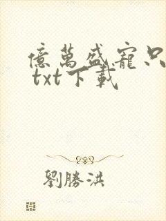 亿万盛宠只为你 txt下载