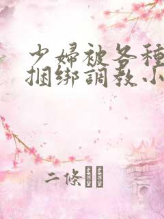 少妇被各种姿势捆绑调教小说