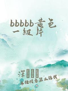 bbbbb黄色一级片