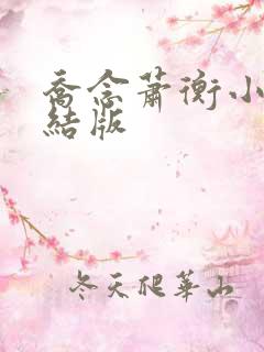 乔念萧衡小说完结版