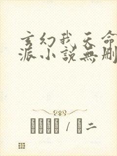 玄幻我天命大反派小说无删减