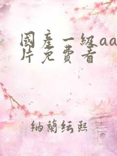 国产一级aa淫片免费看